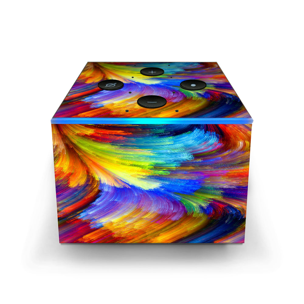  Watercolor Paint Amazon Fire TV Cube Skin