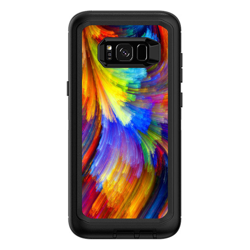  Watercolor Paint Otterbox Defender Samsung Galaxy S8 Plus Skin