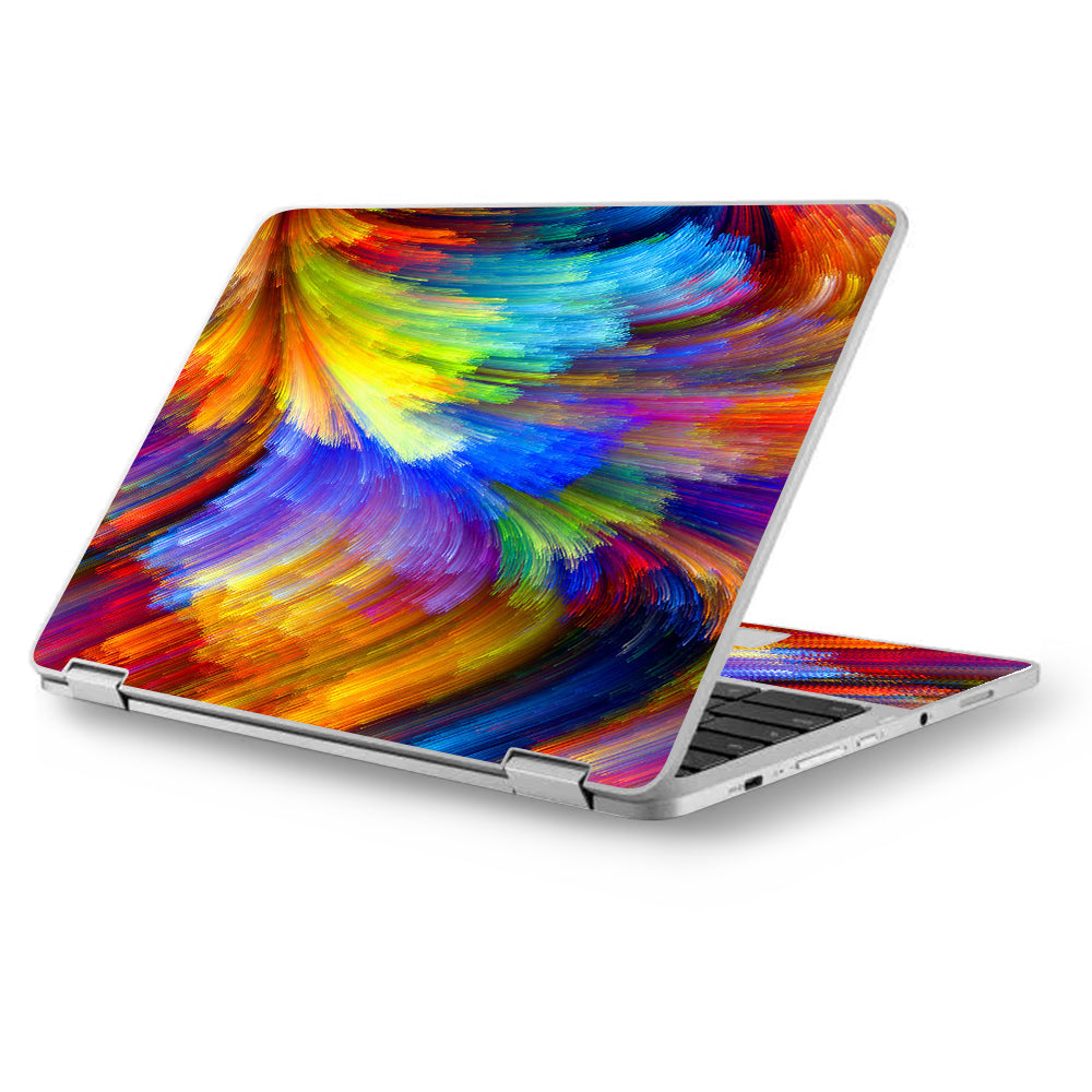  Watercolor Paint Asus Chromebook Flip 12.5" Skin