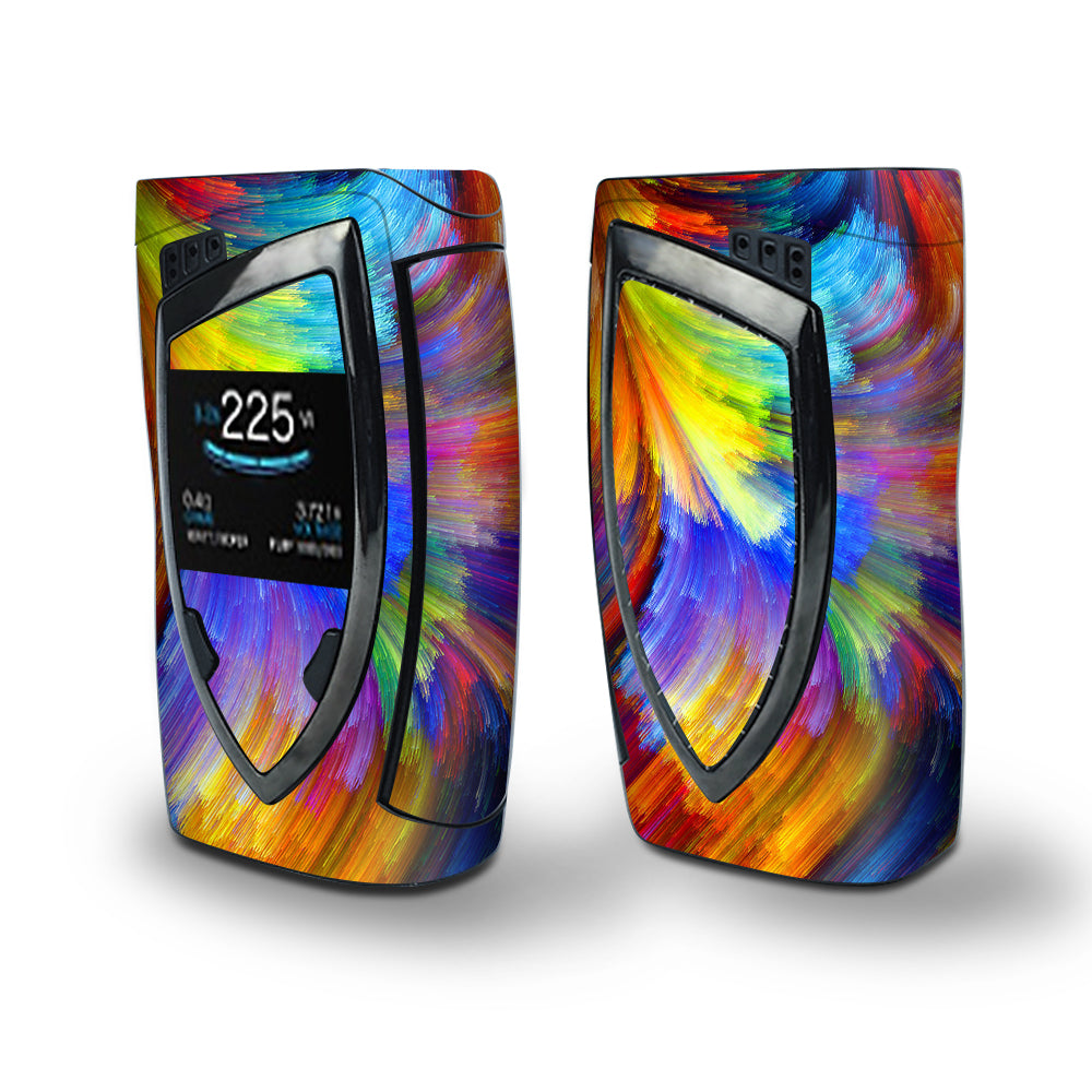 Skin Decal Vinyl Wrap for Smok Devilkin Kit 225w Vape (includes TFV12 Prince Tank Skins) skins cover/ Watercolor Paint