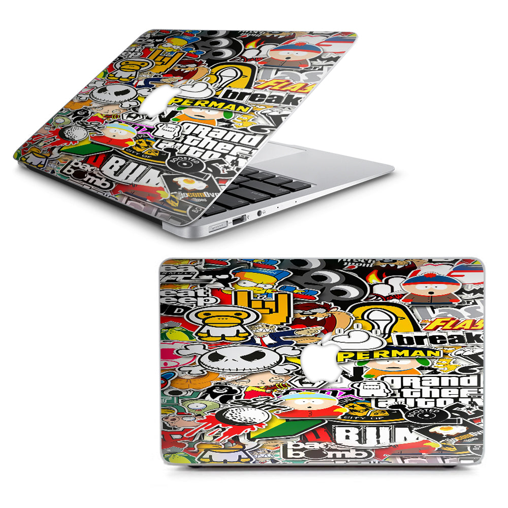  Sticker Slap Macbook Air 11" A1370 A1465 Skin