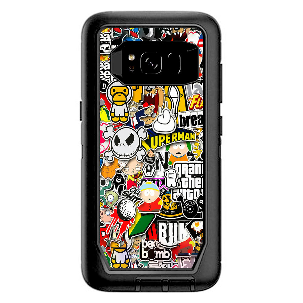  Sticker Slap Otterbox Defender Samsung Galaxy S8 Skin
