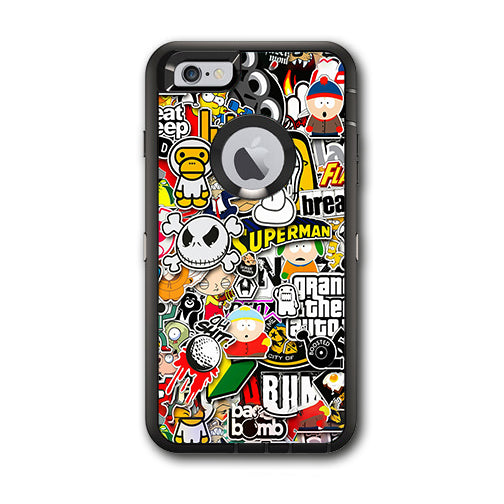  Sticker Slap Otterbox Defender iPhone 6 PLUS Skin