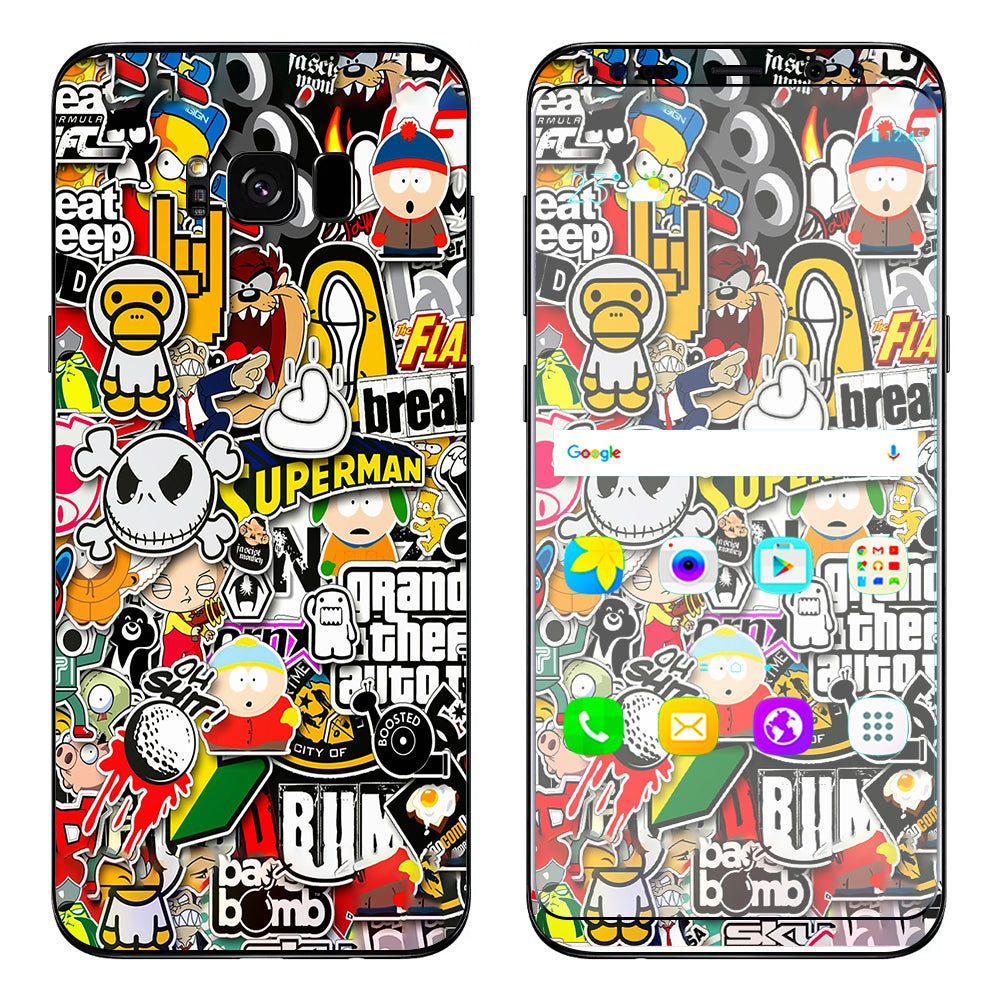  Sticker Slap Samsung Galaxy S8 Skin