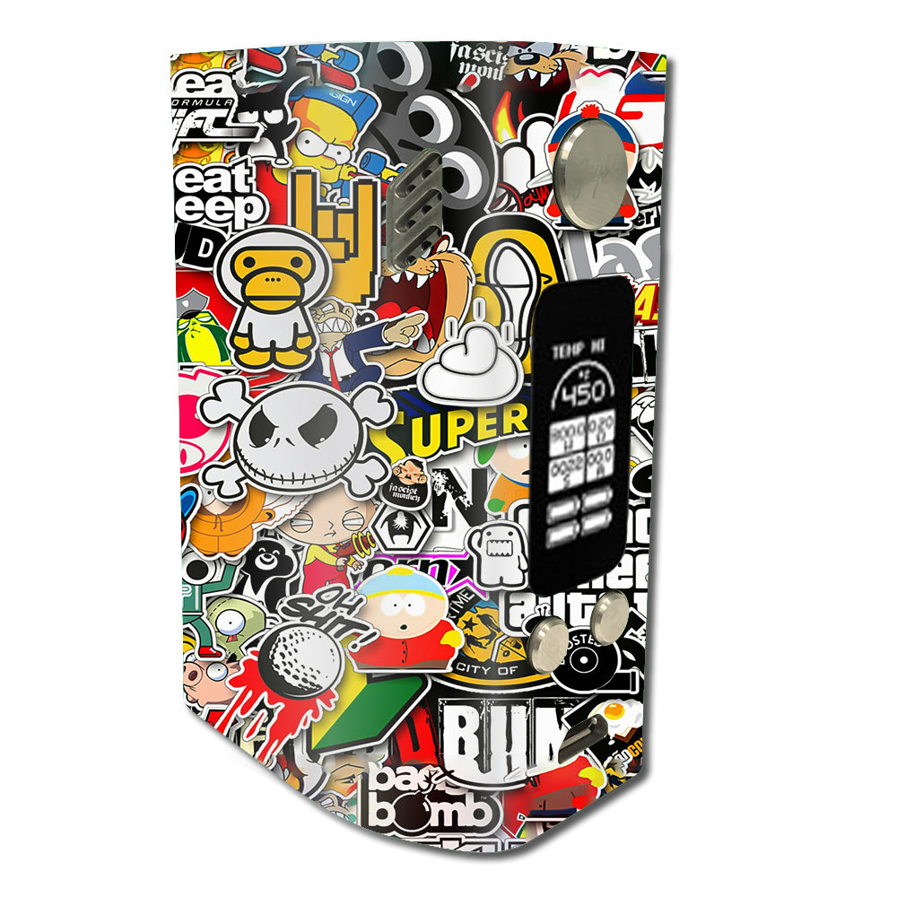  Sticker Slap Wismec Reuleaux RX300 Skin