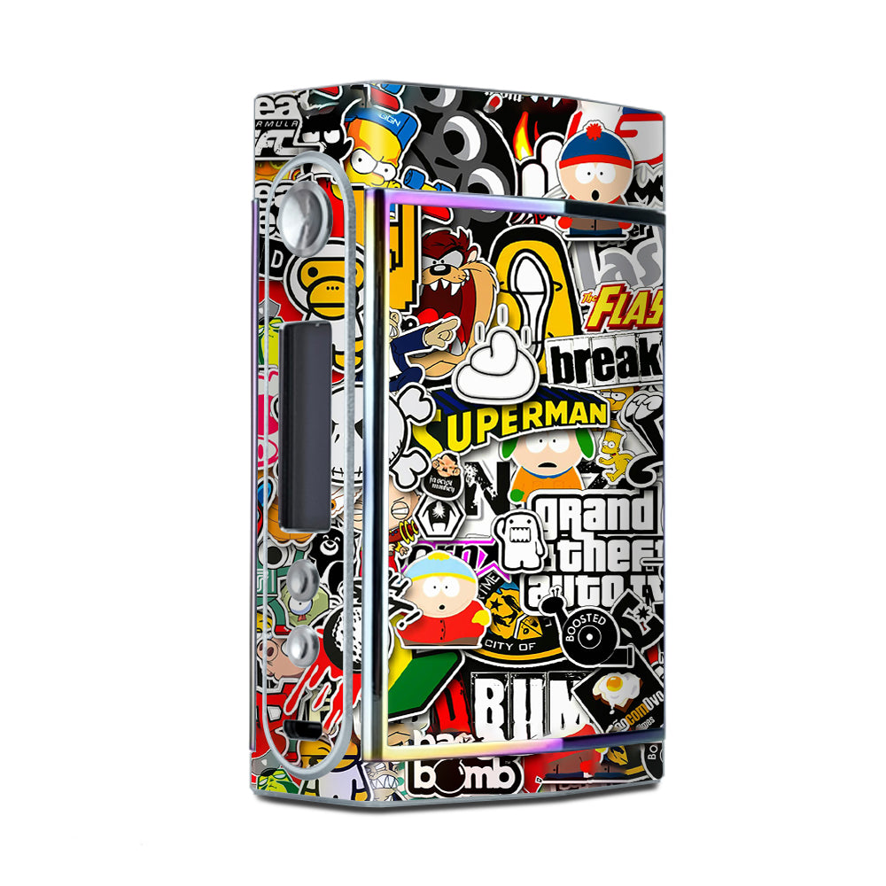 Skin Decal Vinyl Wrap for Voopoo Too 180W TC Vape skins stickers cover/ Sticker Slap itsaskin.com Skin Decal Vinyl Wrap for Voopoo Too 180W TC Vape skins stickers cover/ Sticker Slap itsaskin.com