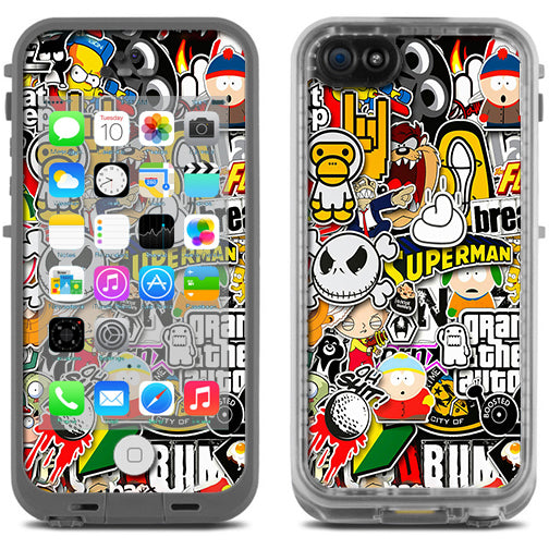  Sticker Slap Lifeproof Fre iPhone 5C Skin