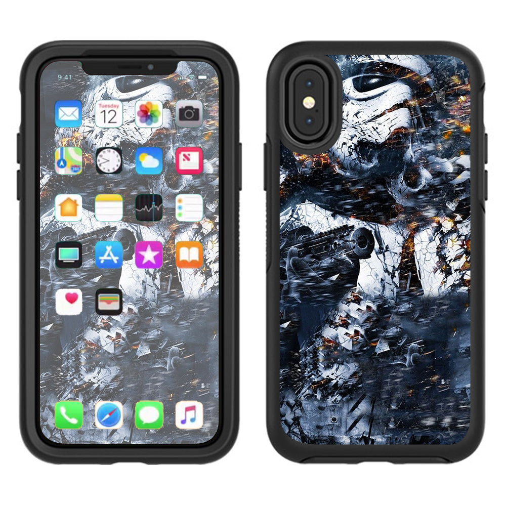  Crazy Storm Guy Otterbox Defender Apple iPhone X Skin