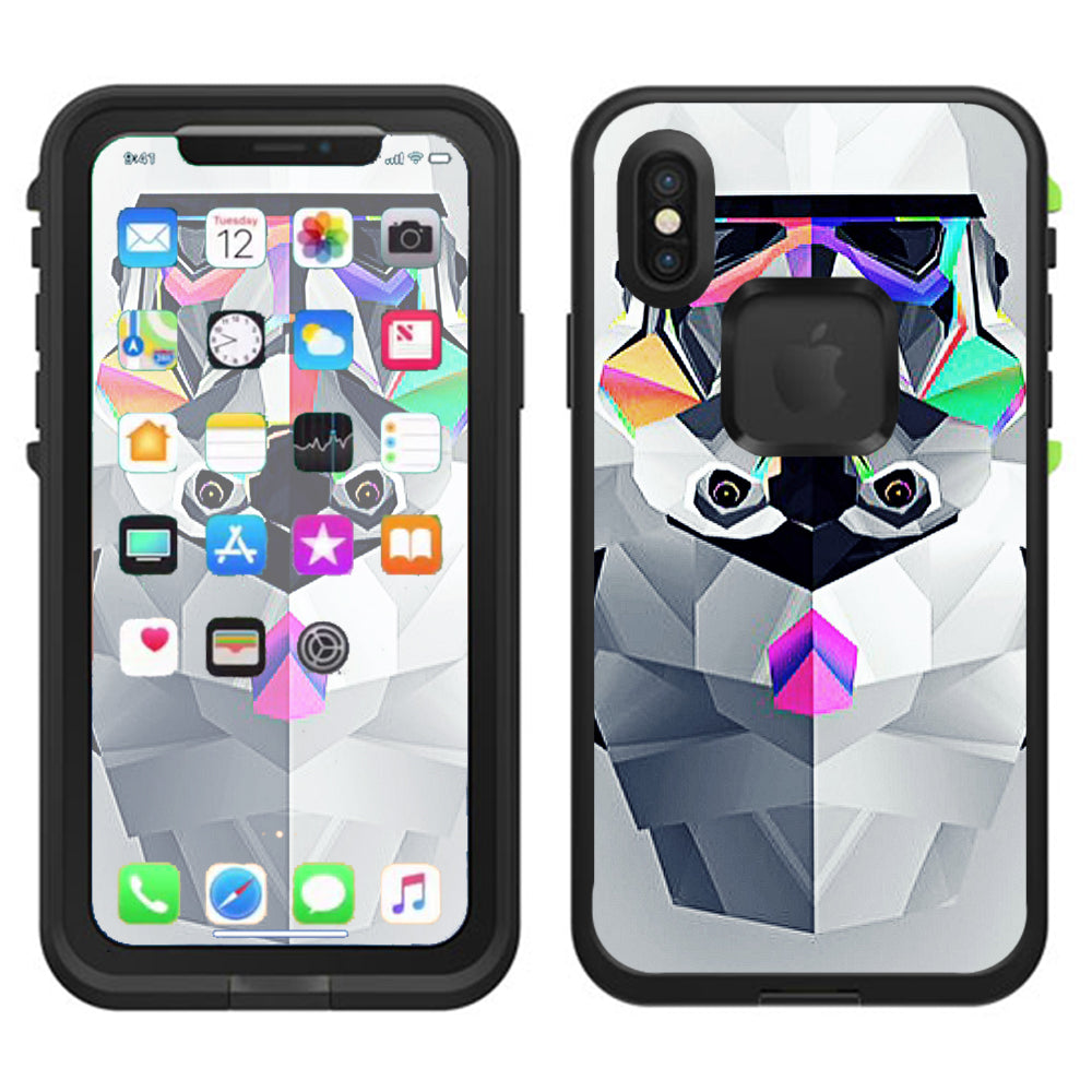  Abstract Trooper Lifeproof Fre Case iPhone X Skin