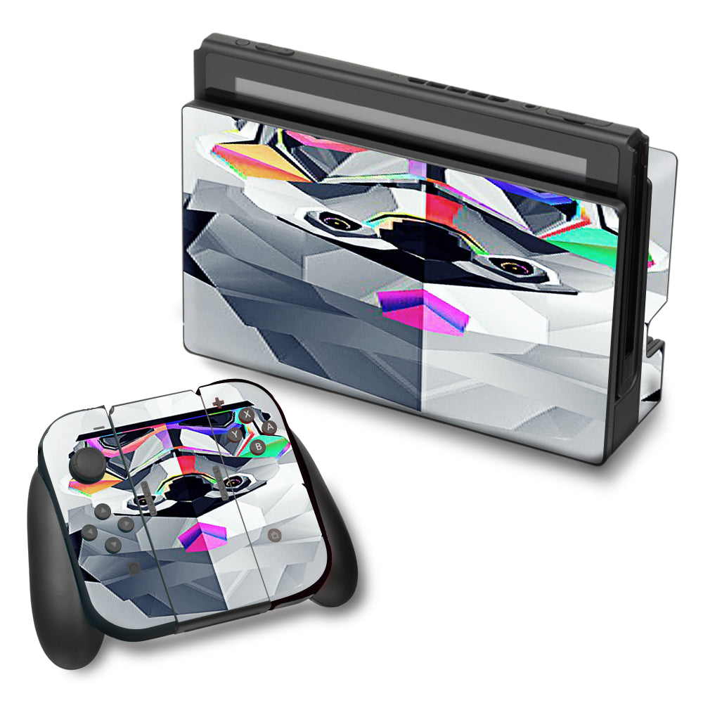  Abstract Trooper Nintendo Switch Skin