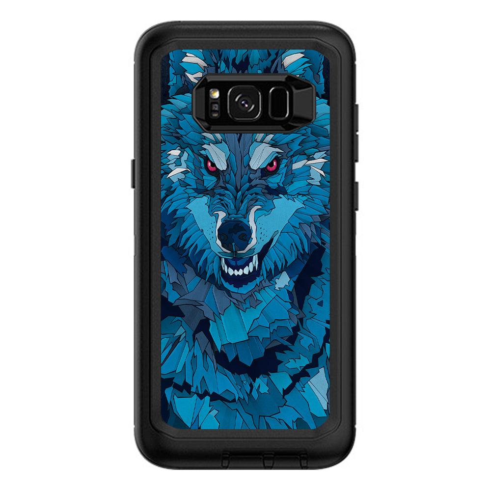  Blue Wolf Otterbox Defender Samsung Galaxy S8 Plus Skin