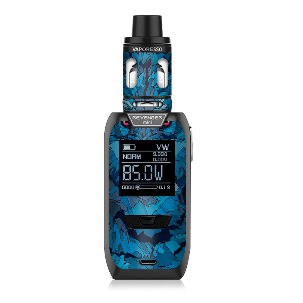  Blue Wolf Vaporesso Revenger Mini 85w Skin