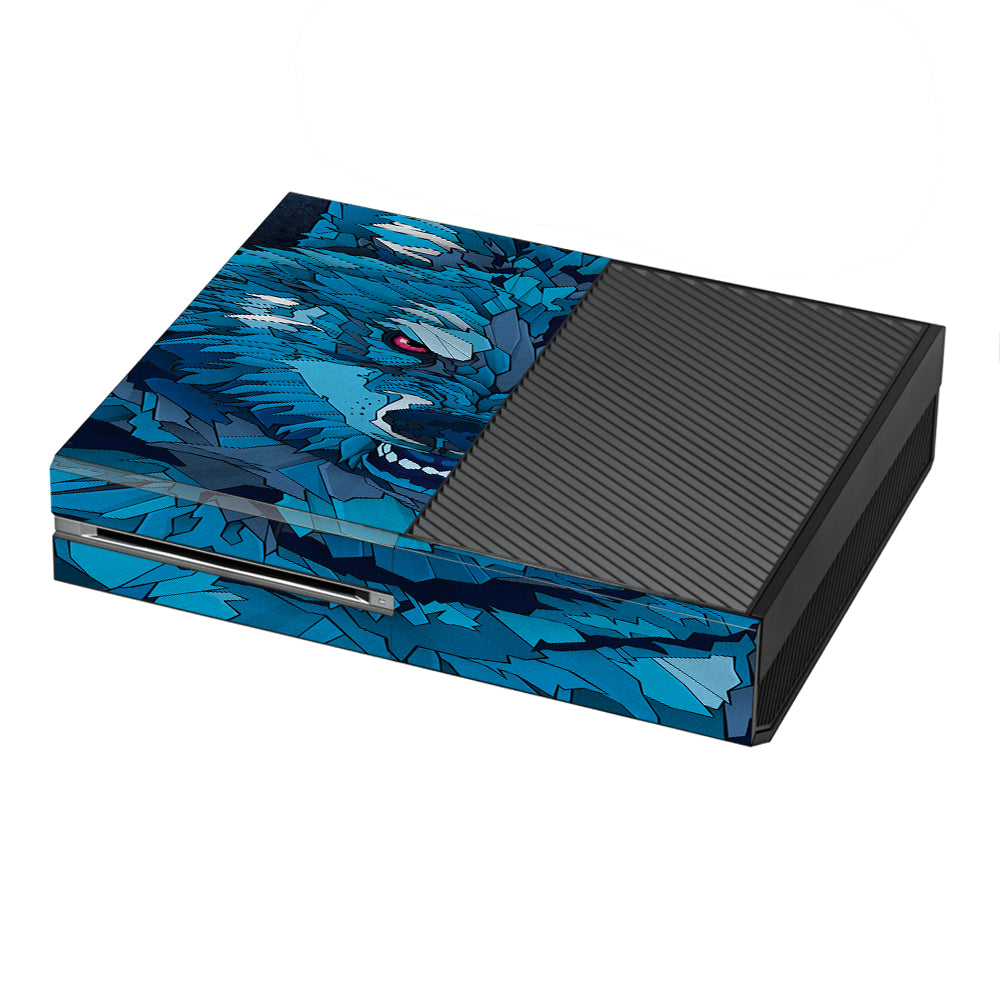  Blue Wolf Microsoft Xbox One Skin