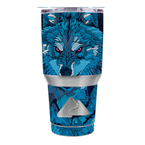  Blue Wolf Ozark Trail 20oz Tumbler Skin