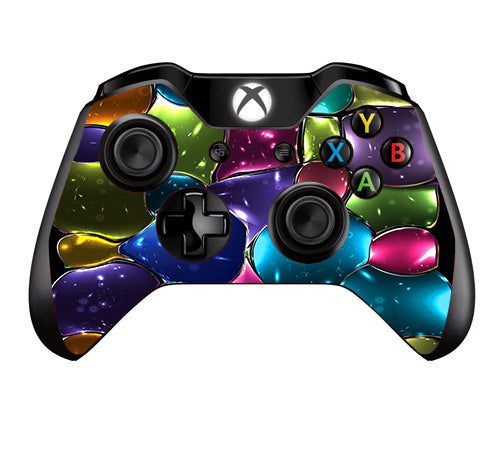  Stained Glass Bubbles Microsoft Xbox One Controller Skin