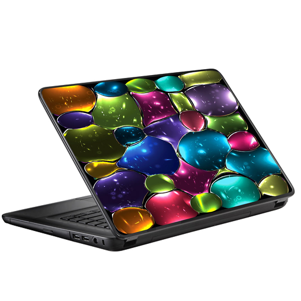  Stained Glass Bubbles Universal 13 to 16 inch wide laptop Skin