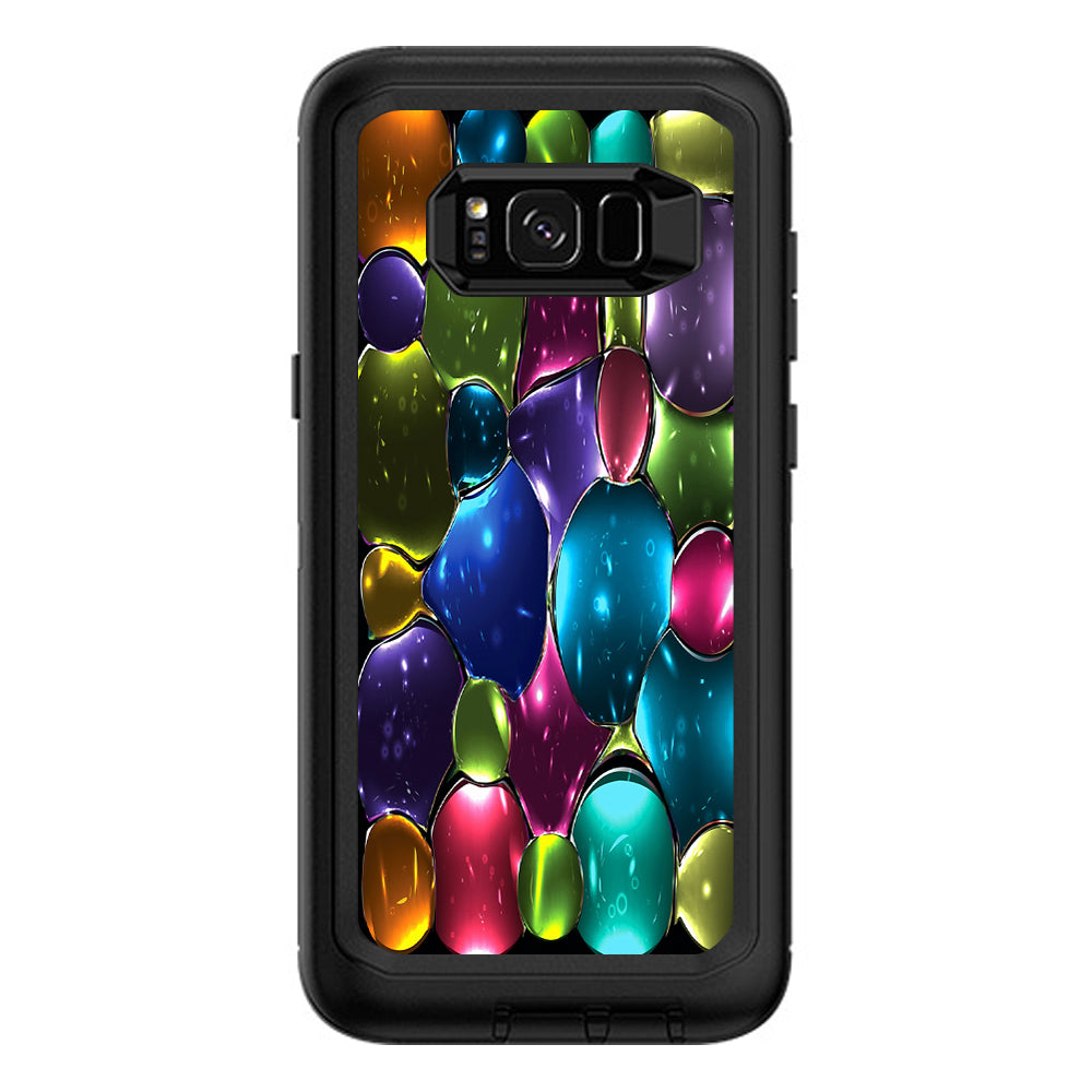  Stained Glass Bubbles Otterbox Defender Samsung Galaxy S8 Plus Skin