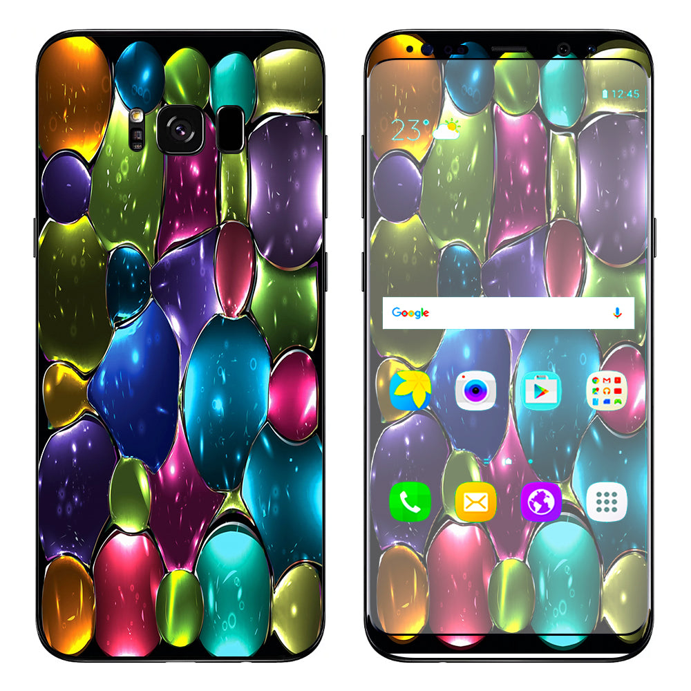  Stained Glass Bubbles Samsung Galaxy S8 Skin
