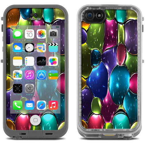  Stained Glass Bubbles Lifeproof Fre iPhone 5C Skin