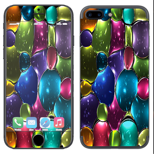  Stained Glass Bubbles Apple  iPhone 7+ Plus / iPhone 8+ Plus Skin