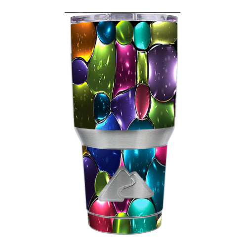  Stained Glass Bubbles Ozark Trail 20oz Tumbler Skin