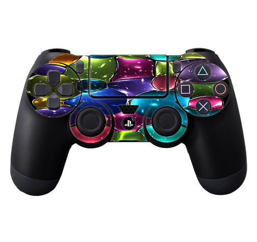  Stained Glass Bubbles Sony Playstation PS4 Controller Skin