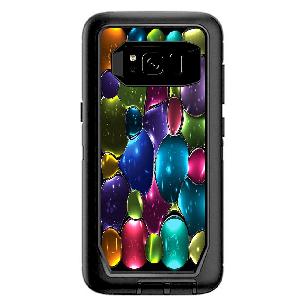 Stained Glass Bubbles Otterbox Defender Samsung Galaxy S8 Skin
