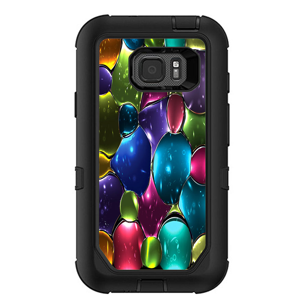  Stained Glass Bubbles Otterbox Defender Samsung Galaxy S7 Active Skin
