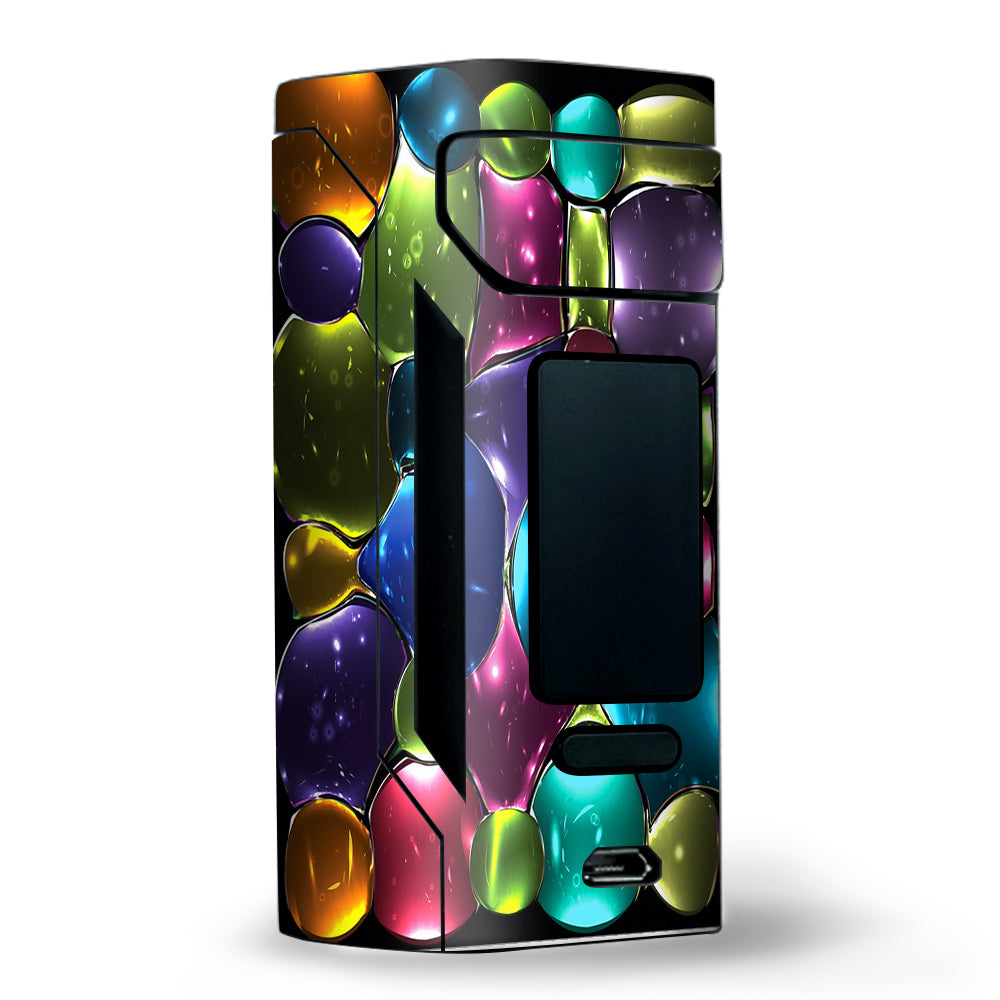  Stained Glass Bubbles Wismec RX2 20700 Skin