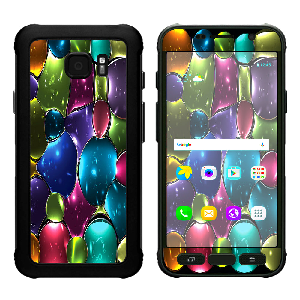  Stained Glass Bubbles Samsung Galaxy S7 Active Skin