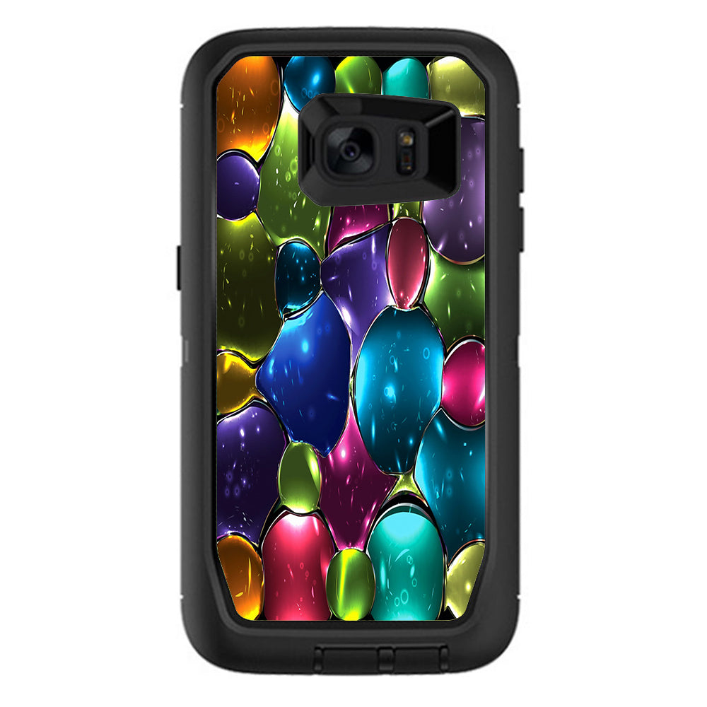  Stained Glass Bubbles Otterbox Defender Samsung Galaxy S7 Edge Skin