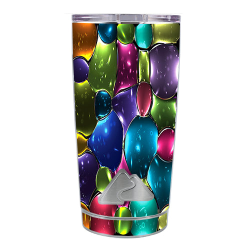  Stained Glass Bubbles Ozark Trail 20oz Tumbler Skin