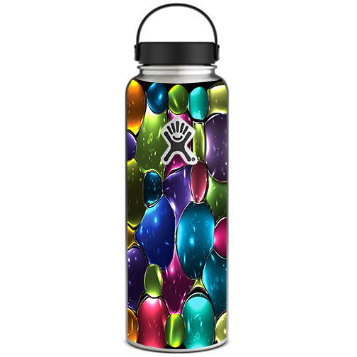  Stained Glass Bubbles Hydroflask 40oz Wide Mouth Skin