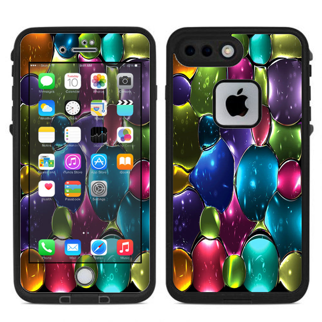  Stained Glass Bubbles Lifeproof Fre iPhone 7 Plus or iPhone 8 Plus Skin