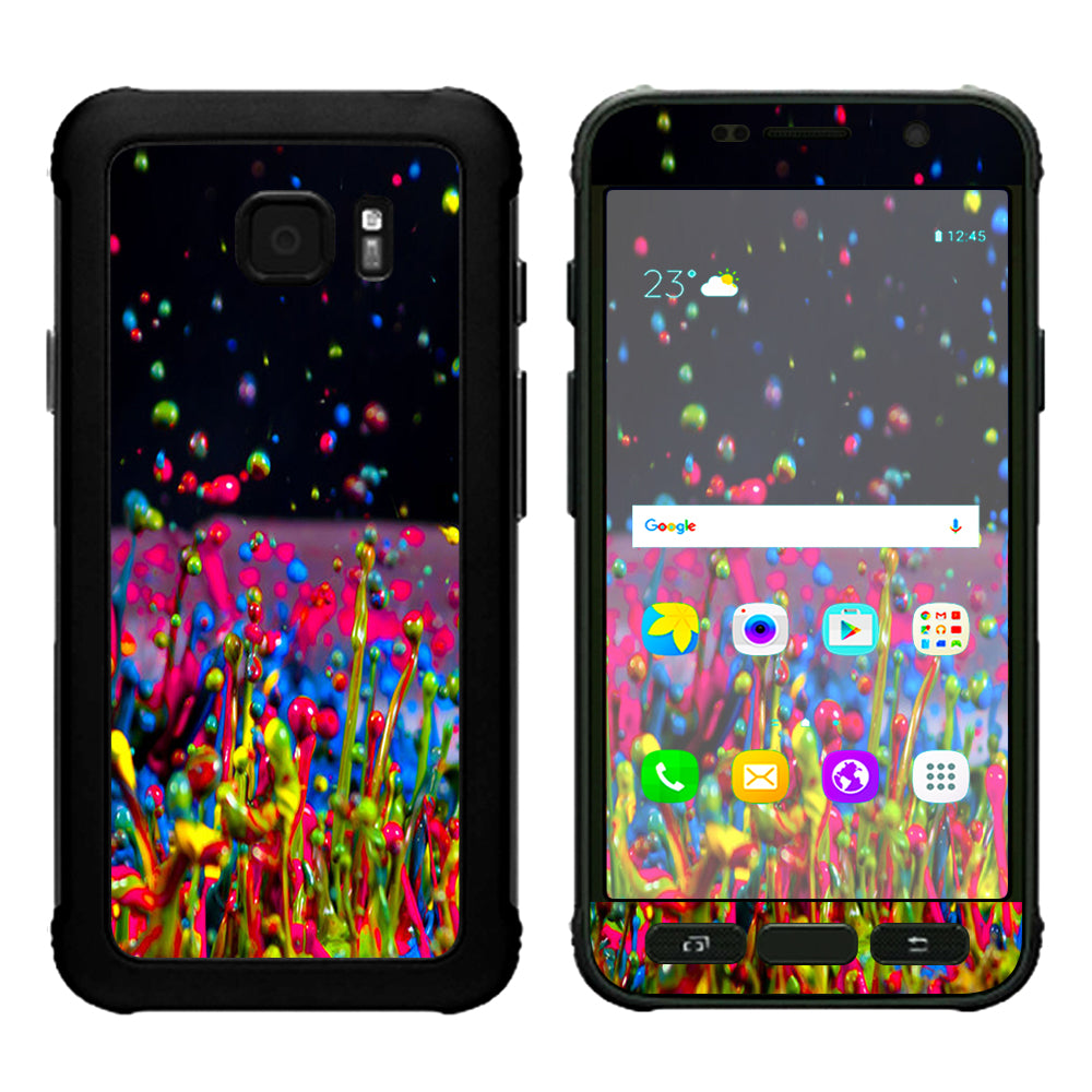  Splash Colorful Paint Samsung Galaxy S7 Active Skin
