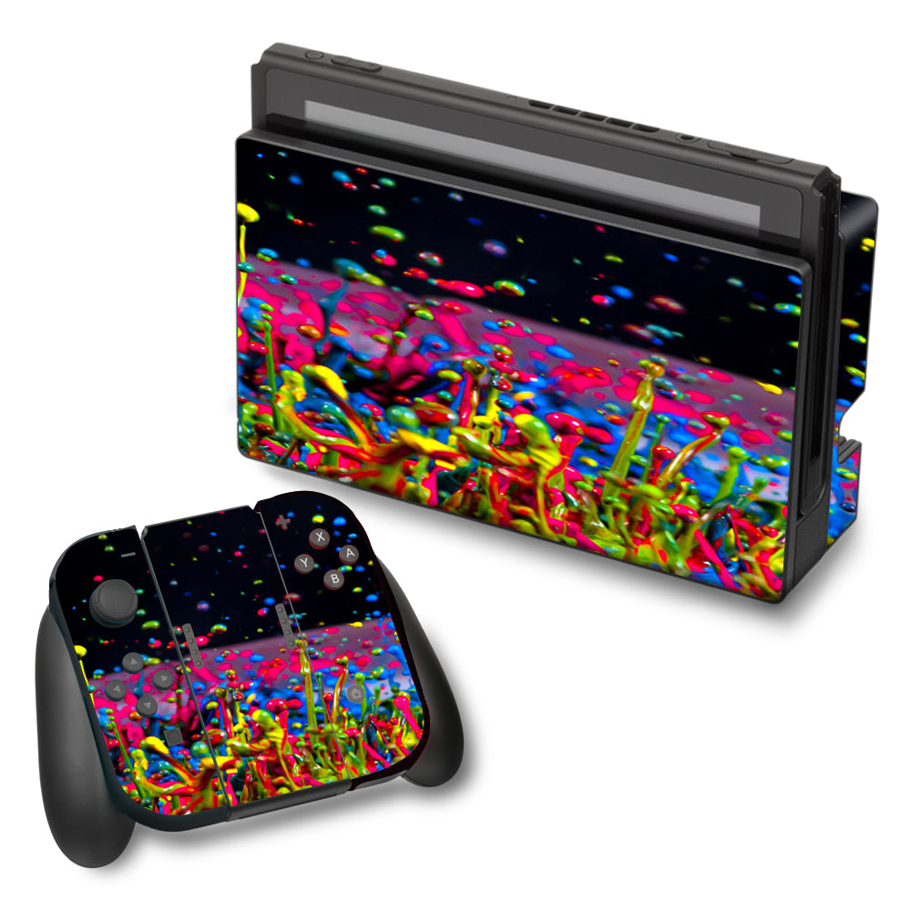  Splash Colorful Paint Nintendo Switch Skin