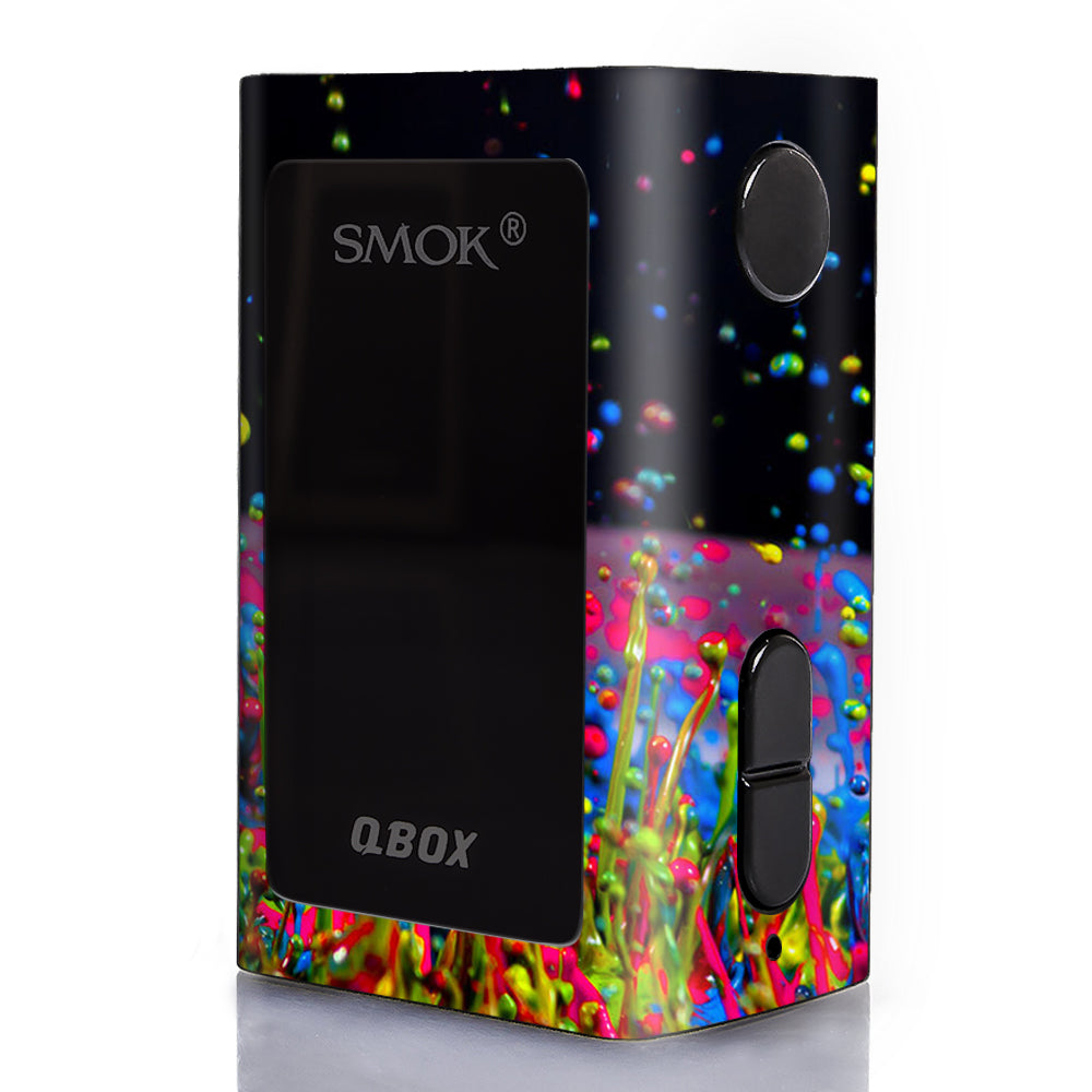  Splash Colorful Paint Smok Q-Box Skin