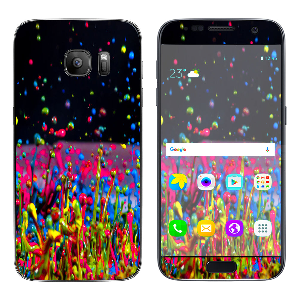  Splash Colorful Paint Samsung Galaxy S7 Skin
