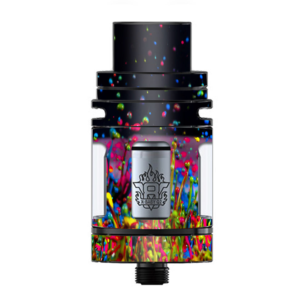  Splash Colorful Paint TFV8 X-baby Tank Smok Skin