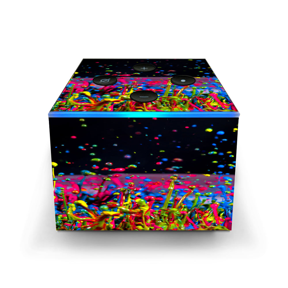  Splash Colorful Paint Amazon Fire TV Cube Skin