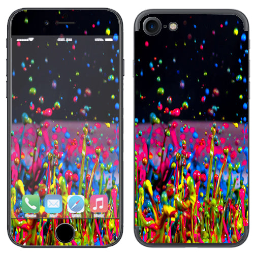  Splash Colorful Paint Apple iPhone 7 or iPhone 8 Skin