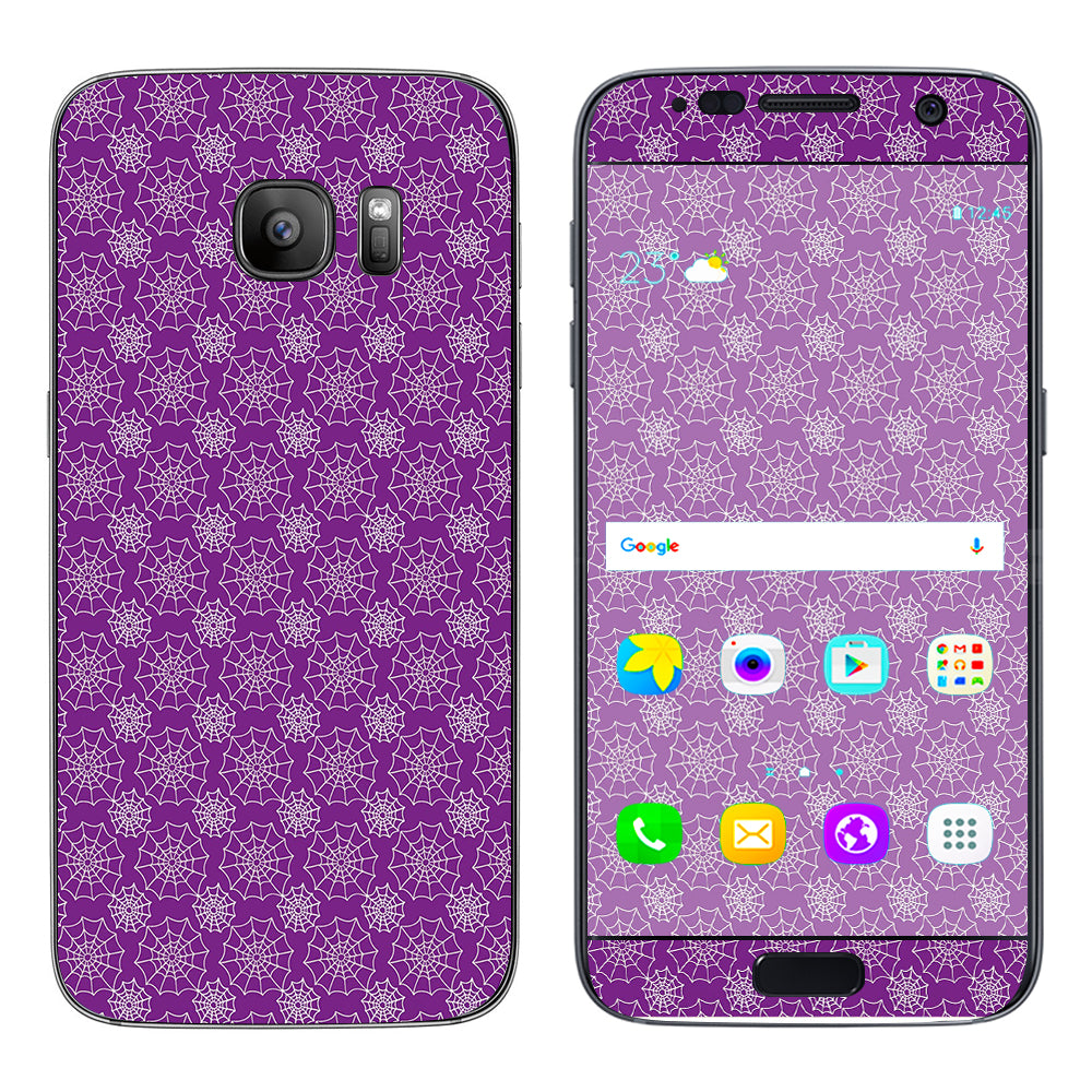  Spider Web Pattern Samsung Galaxy S7 Skin