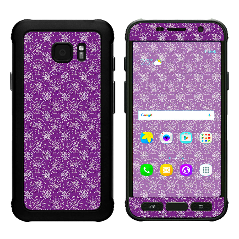 Spider Web Pattern Samsung Galaxy S7 Active Skin