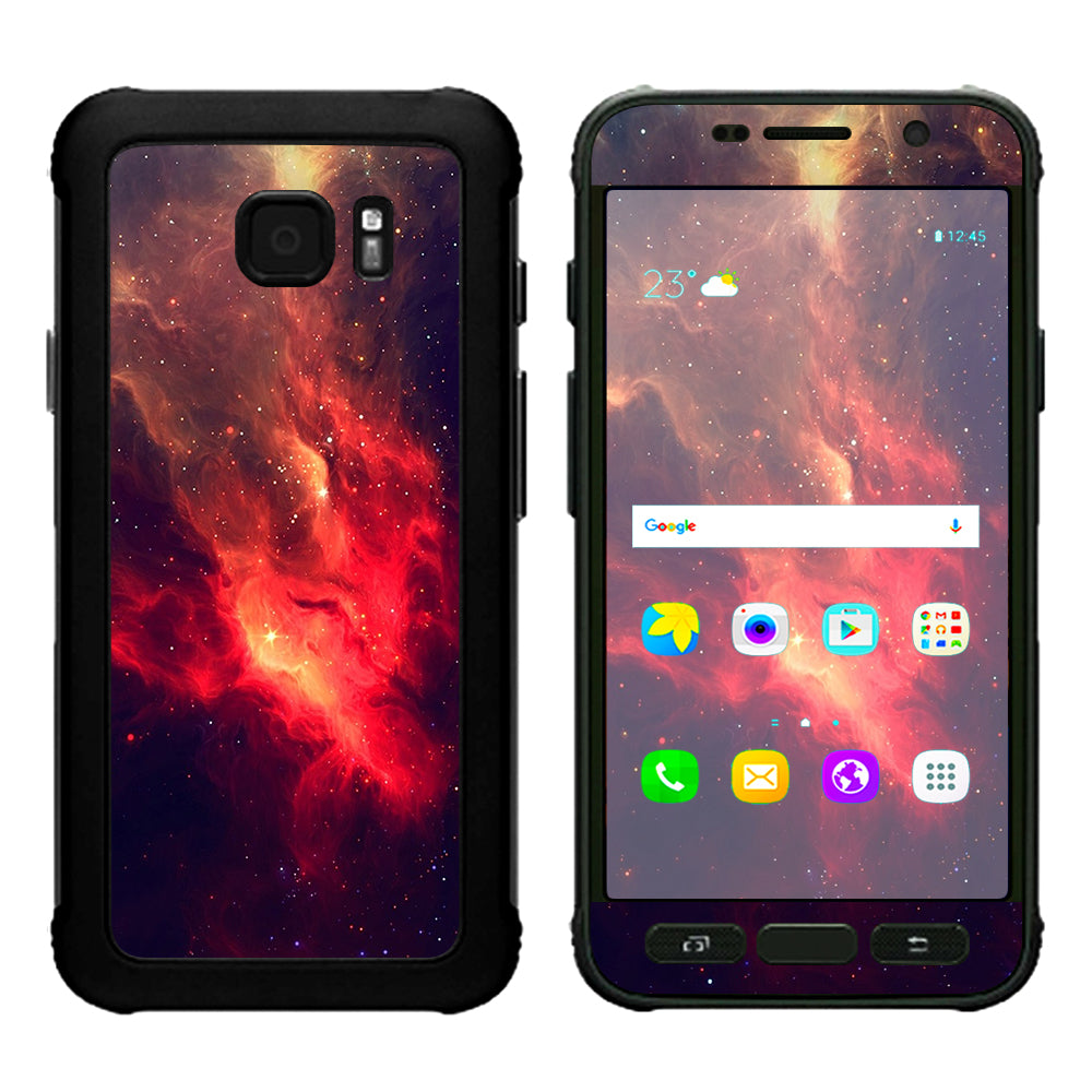  Space Clouds Galaxy Samsung Galaxy S7 Active Skin