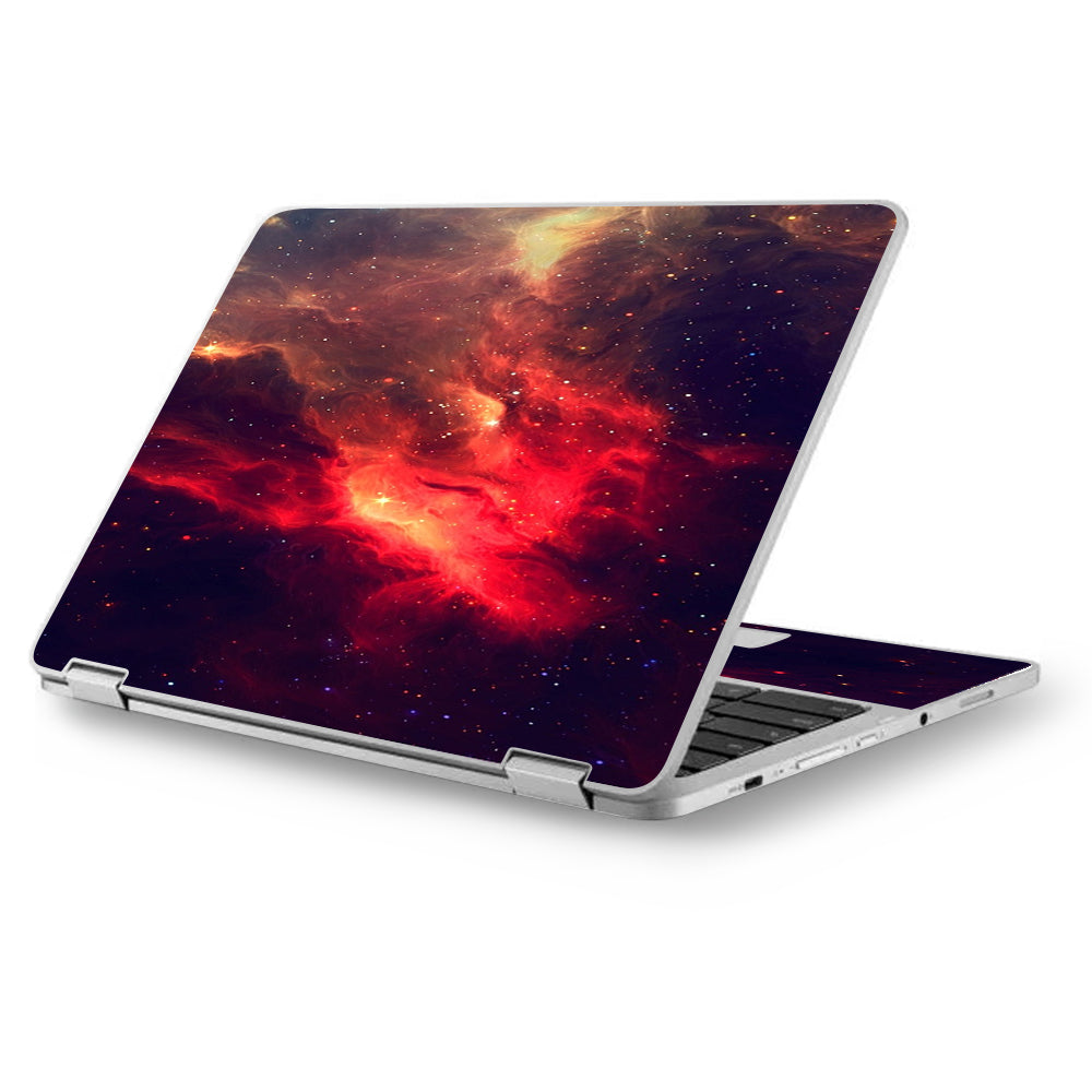  Space Clouds Galaxy Asus Chromebook Flip 12.5" Skin