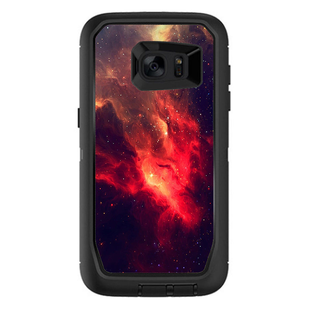  Space Clouds Galaxy Otterbox Defender Samsung Galaxy S7 Edge Skin