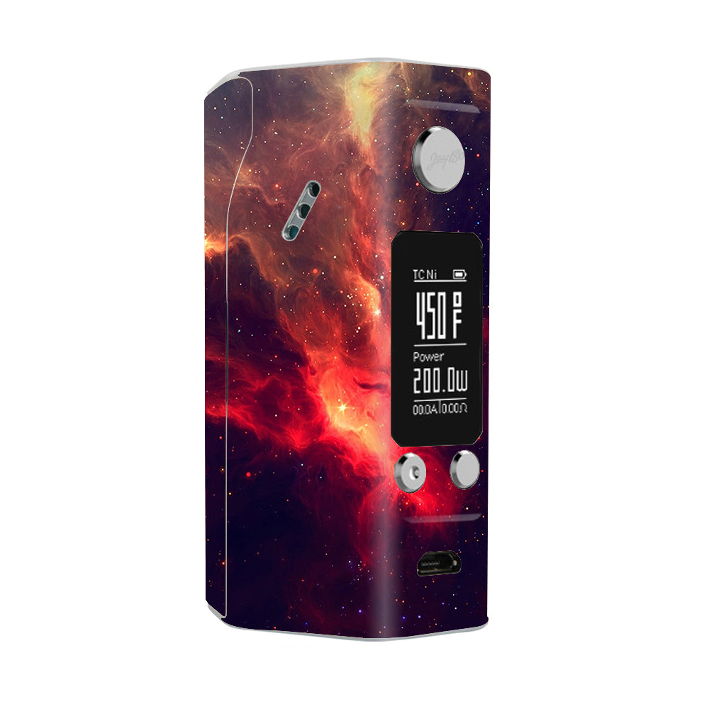  Space Clouds Galaxy Wismec Reuleaux RX200S Skin