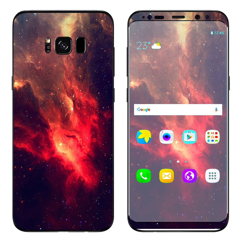  Space Clouds Galaxy Samsung Galaxy S8 Skin