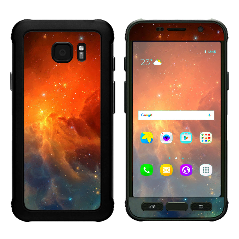  Space Clouds Nebula Samsung Galaxy S7 Active Skin