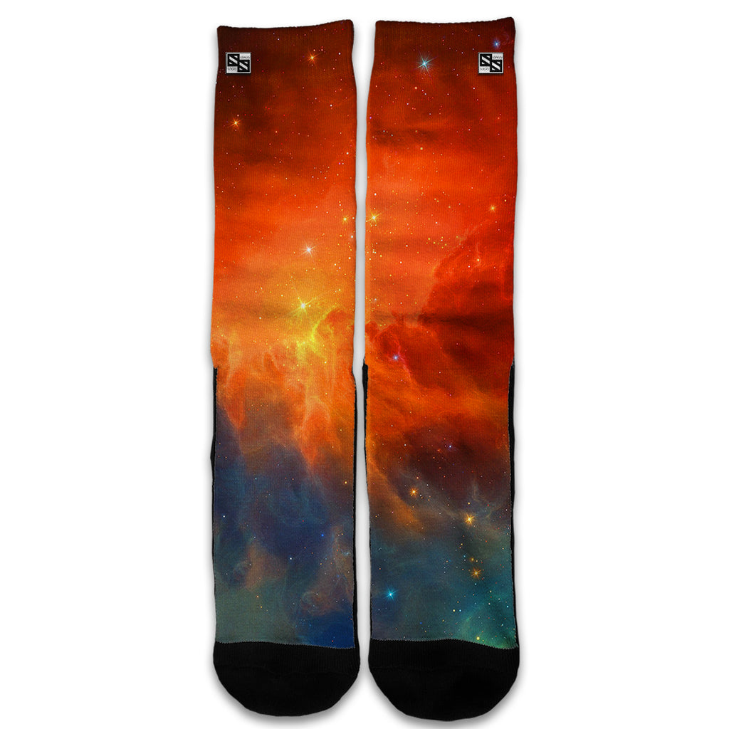  Space Clouds Nebula Universal Socks